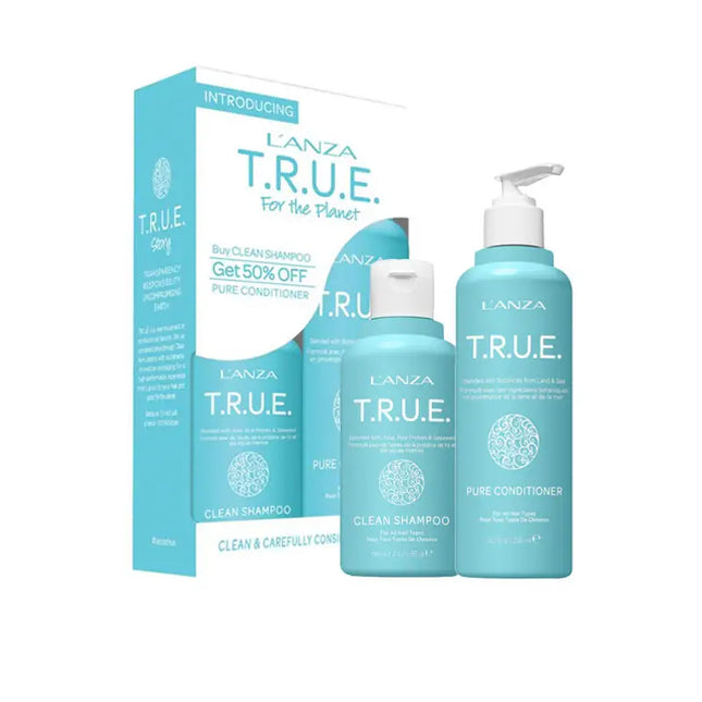 L'ANZA TRUE For The Planet Set Schone Shampoo 56g + Pure Conditioner 236ml
