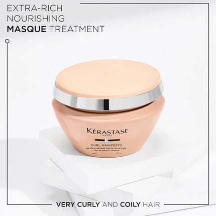 Kérastase Curl Manifesto Masque Beurre Haute Nutrition - Haarmasker - 200ml