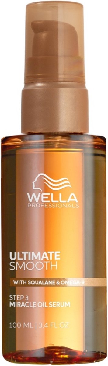 Wella Professionals Ultimate Smooth Oil Serum - 100 ml - Voor Droog en Pluizig Haar