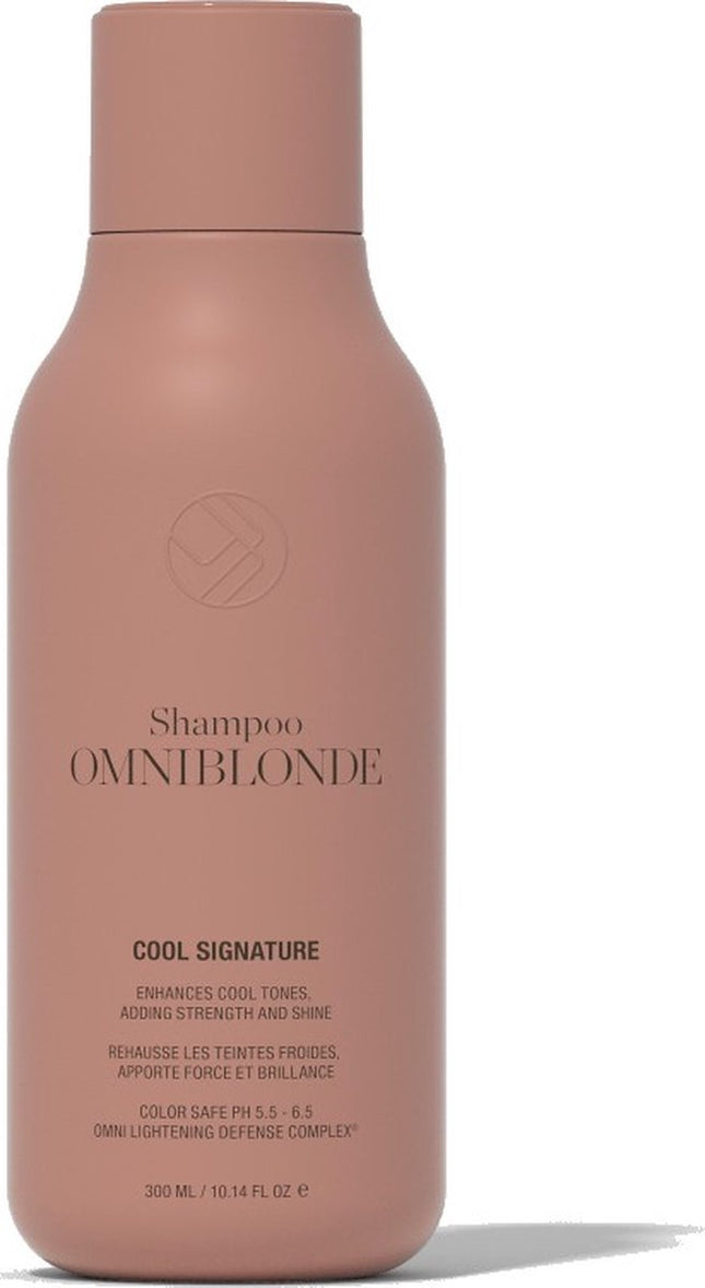 Omniblonde Cool Signature Shampoo - 300 ml- Zilvershampoo - Voor Blondines