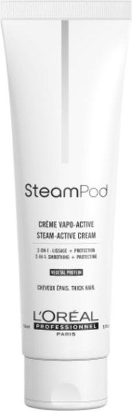 L'Oréal - SteamPod - Steam Activated 2-1 Cream - Crème voor dik haar - 150 ml