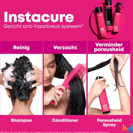 Matrix Total Results Instacure Anti-Haarbreuk Poreusheid Spray – Herstelt poreus haar - 200 ml