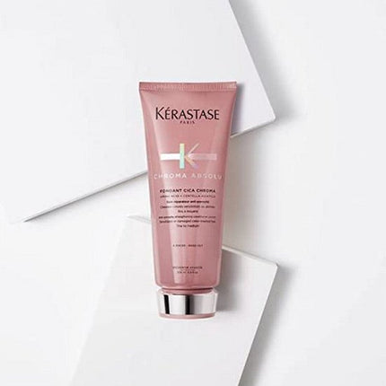 Kérastase Chroma Absolu Fondant Cica Chroma - Herstellende, anit-porositeit conditioner voor gekleurd haar - 200ML