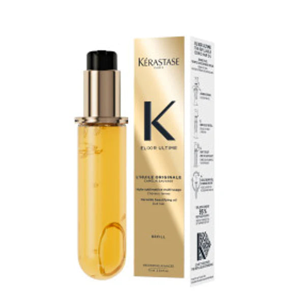 Kérastase - Elixir Ultime L'Huile Originale Haarolie Navulling - Met Camelia & Arganolie, Voor Intense Voeding, Glans & Hittebescherming, Voor Elk Haartype - 75 ml