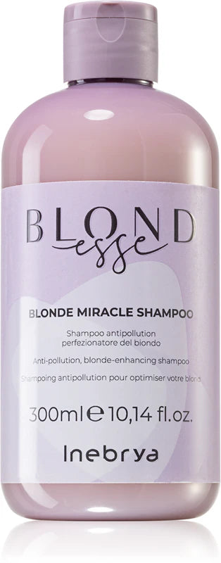 Shampoo voor blond of grijs haar Inebrya BLONDesse Anti-vervuiling 300ml