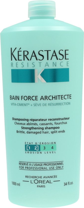 Kérastase Resistance Bain Force Architecte Shampoo - 1000 ml
