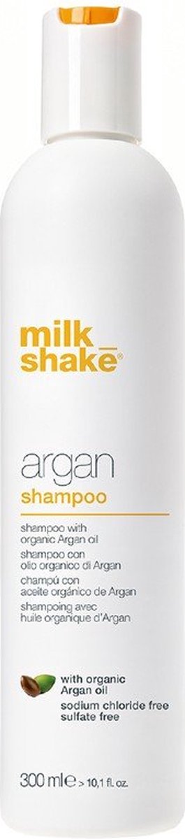 milk_shake argan shampoo 300 ml - vrouwen - Voor Beschadigd haar/Dof haar/Droog haar/Krullend haar/Verzwakt en breekbaar haar