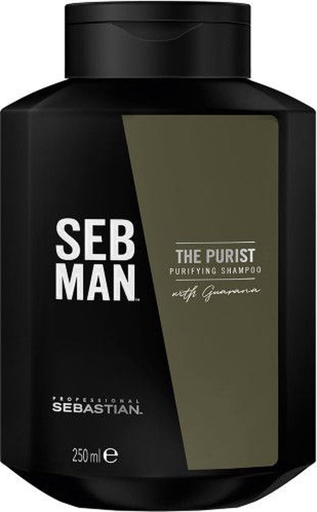 SEB MAN The Purist Purifying Shampoo 250ml - Normale shampoo vrouwen - Voor Alle haartypes