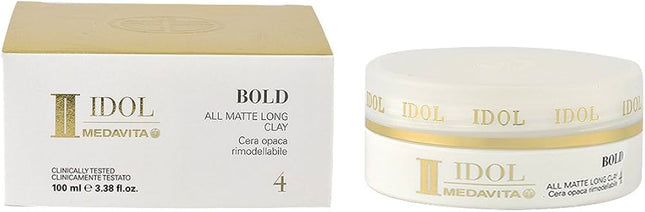 Medavita Idol Bold All Matte Long Clay - 100ml - sterke matte wax