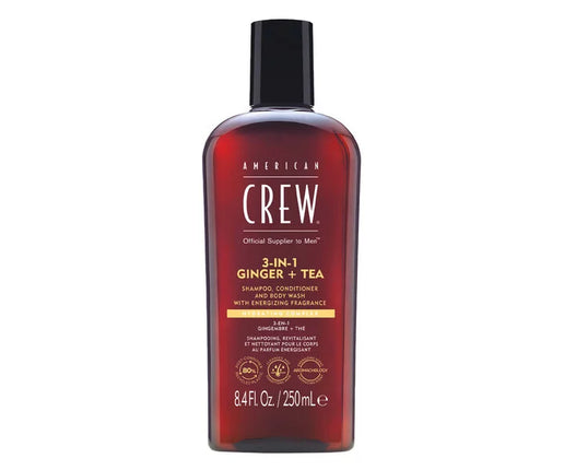 American Crew - 3-in-1 Shampoo, Conditioner & Body-Wash Ginger Tea - 250ml