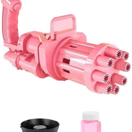 BubbleFun® - Bubble Blaster - Bellenblaas pistool elektrisch - Bellenblaas navulling - Bellenblaasmachine voor kinderen – Bellenblazer – Roze