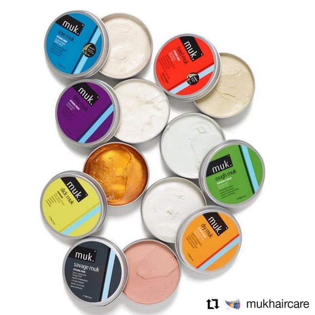 MUK - Hard Muk - Styling Mud - Low Sheen, Brutal Hold - 95g