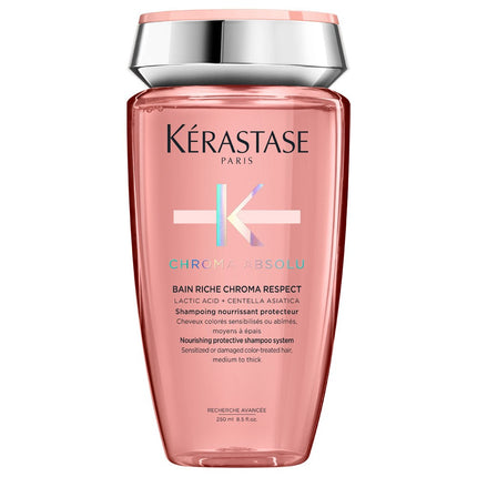 Kérastase Chroma Absolu Bain Riche Chroma Respect - Kleurbeschermende, verzorgende shampoo voor gekleurd haar - 250ML