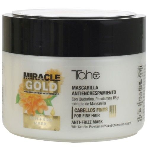 Tahe Anti-frizz mask for fine hair Miracle Gold (300 ml)