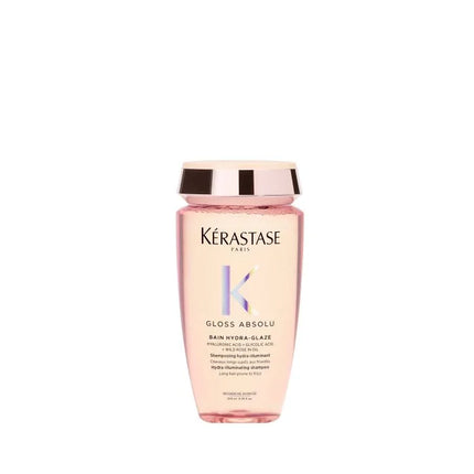 Kérastase Gloss Absolu Bain Hydra-Glaze - Anti-Frizz Shampoo met Glanseffect voor Lang, Pluizig Haar - Met Hyaluronzuur - 250ml