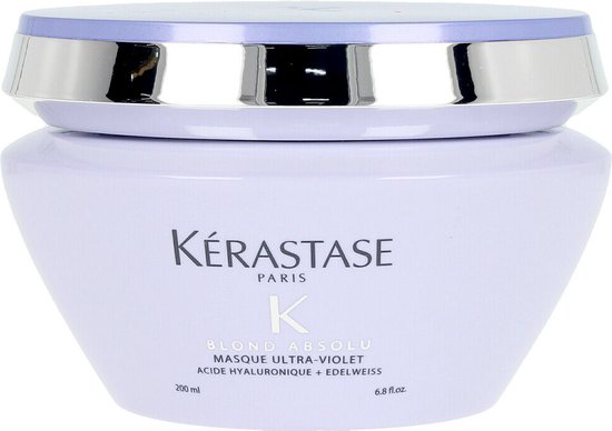 Kérastase Blond Absolu Masque Ultra-Violet - Zilver haarmasker voor blond haar - 200ml