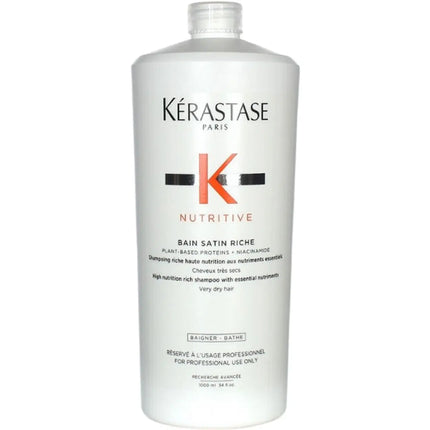 Kerastase Nutritive Bain Satin Riche Shampoo 1000ml