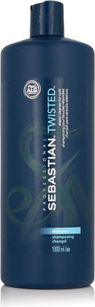 Sebastian Twisted Elastic Shampoo- 1000ml - Normale shampoo vrouwen - Voor Alle haartypes