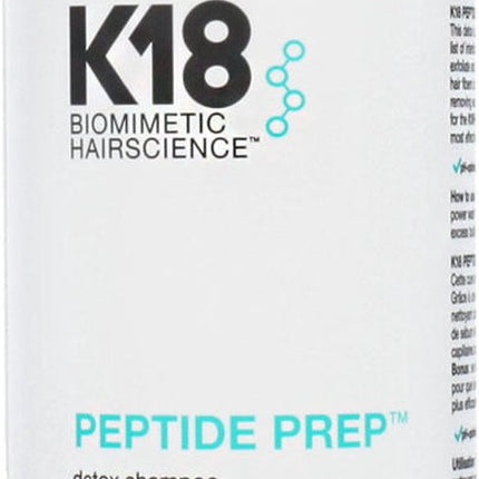 K18 Hair Peptide Prep Detox Shampoo 250 ml