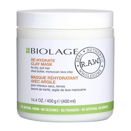 Matrix Biolage R.A.W. Re-Hydrate 400ml haarmasker