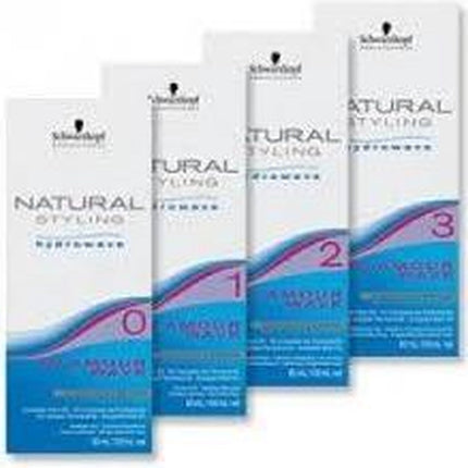 Schwarzkopf Natural Styling Glamour Wave Hydrowave 1 - 80 ml - Permanentvloeistof - Haarverf