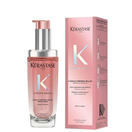 Kérastase Chroma Absolu Eclat Navulbare Olie - Sublimerende Haarolie Voor Gekleurd Haar - 75ml