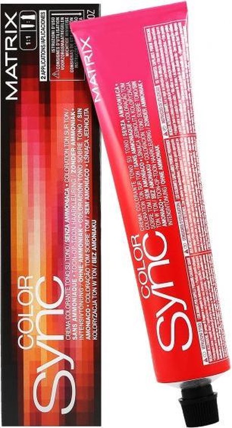 Matrix Color Sync 6N haarkleuring Bruin 90 ml