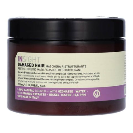 Insight - Damaged Hair Mask - 500ml