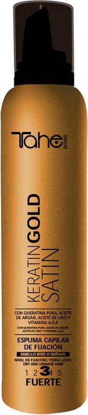 TAHE FOAM SATIJN KERATINE GOLD FORTE 300ML