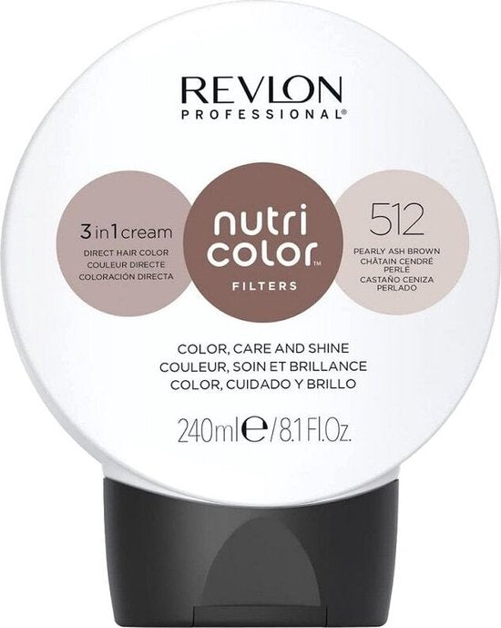 Revlon Nutri Color Filters 512 Pearly Ash Brown 240ml
