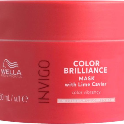 Wella Professionals - INVIGO BRILLIANCE - Brilliance Mask Fine - Haarmasker voor gekleurd haar - 150ML