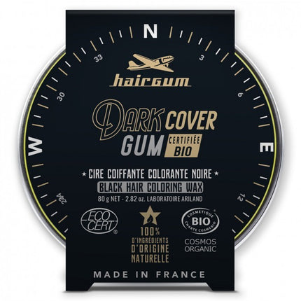 Hairgum Dark Cover Black Hair Coloring Wax 80gr