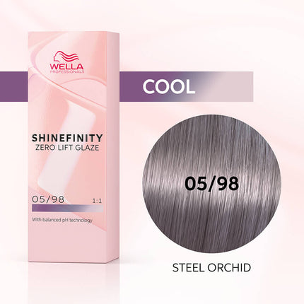 Wella Professionals - Shinefinity Zero Lift Glaze - 05/98 Steel Orchid - 60ml