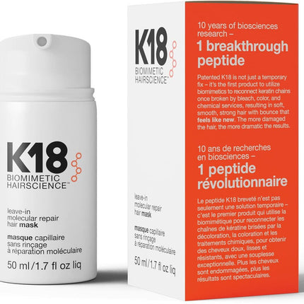 K18 - Hair Leave-in Molecular Repair Mask - 50ml