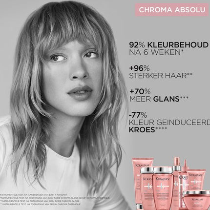 Kérastase Chroma Absolu Soin Acide Chroma Gloss - Oppervlakte-vernieuwende uitspoelbare glansbehandeling voor gekleurd haar - 210ML