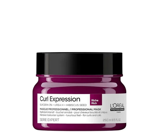 L'Oréal Professionnel Curl Expression Intensive Moisturizer Rich Mask – Voor krullen en kroeshaar – Serie Expert – 250 ml