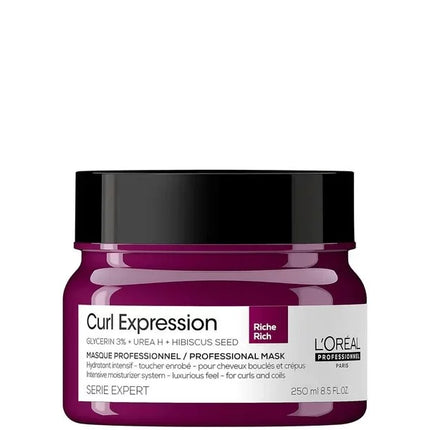 L'Oréal Professionnel Curl Expression Intensive Moisturizer Rich Mask – Voor krullen en kroeshaar – Serie Expert – 250 ml