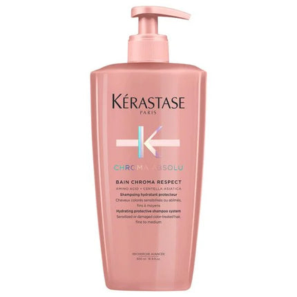 Kérastase Chroma Absolu Bain Chroma Respect - Kleurbeschermende, hydraterende shampoo voor gekleurd haar - 500M