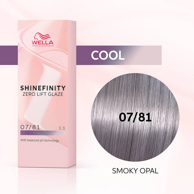 Wella Professionals - Shinefinity Zero Lift Glaze - 07/81 Smoky Opal - 60ml