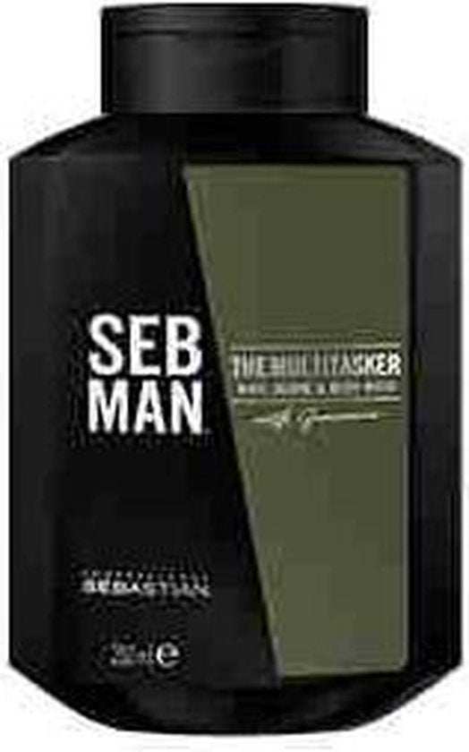 SEB MAN The Multitasker Care 3-in-1 Shampoo 250ml - Normale shampoo vrouwen - Voor Alle haartypes