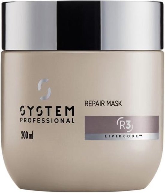 System Professional Repair Mask R3 200 ml - Haarmasker droog haar - Haarmasker beschadigd haar