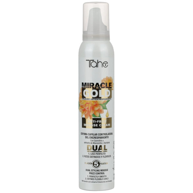 Tahe - Miracle Gold - Anti-Frizz Mousse Cream - 200ml
