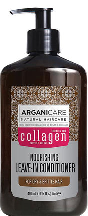 Arganicare Nourishing Leave-In Conditioner For Dry & Brittle Hair - Argan & Collagen 400 Ml