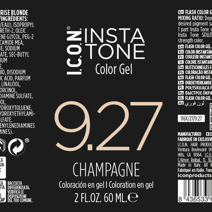 I.C.O.N. Permanent Colour Creme Insta Tone (60 ml) - 9.27