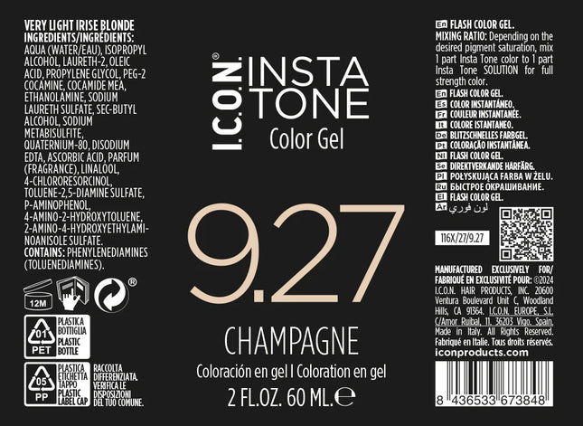 I.C.O.N. Permanent Colour Creme Insta Tone (60 ml) - 9.27