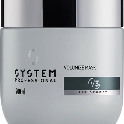 System Professional Volumize Mask V3 200 ml - Haarmasker beschadigd haar