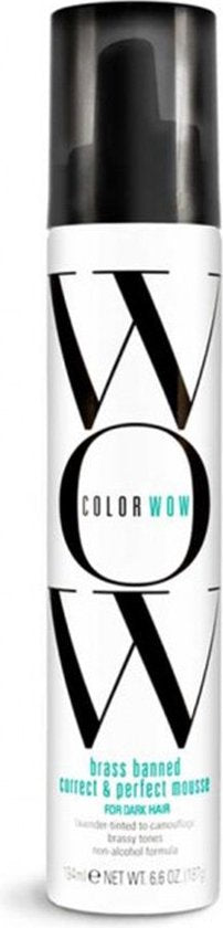 Color Wow Brass Banned Correct & Perfect Mousse For Dark Hair - 200ml
