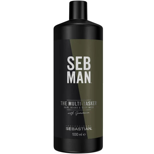 SEB MAN The Multitasker Care 3-in-1 Shampoo 1000ml - Normale shampoo vrouwen