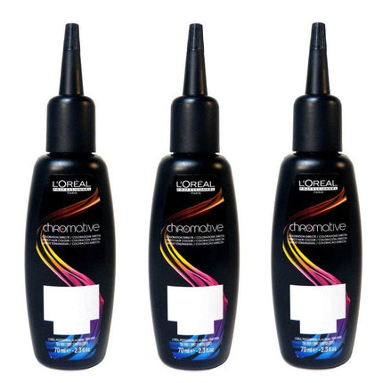 LOreal Professionnel Chromative Direct Feeding Coloration Gift Set 3 x 70ml - 6.60 Intense Cherry