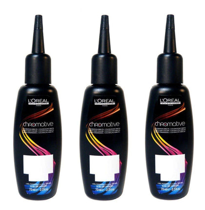 LOreal Professionnel Chromative Direct Feeding Coloration Gift Set 3 x 70ml - 6.60 Intense Cherry